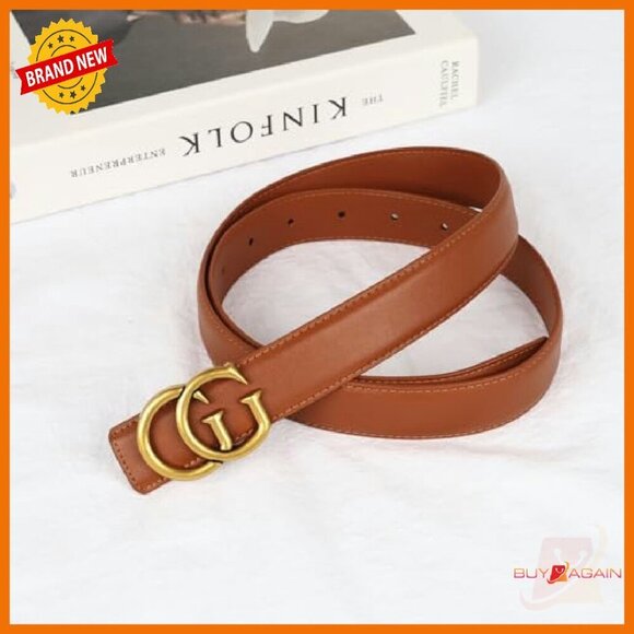 Women\'s Genuine Leather Belt with Buckle for Dresses Jeans Coats main image 6